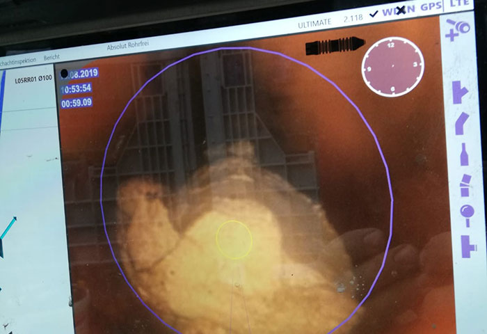 Leistungen - TV-Untersuchung von Rohren