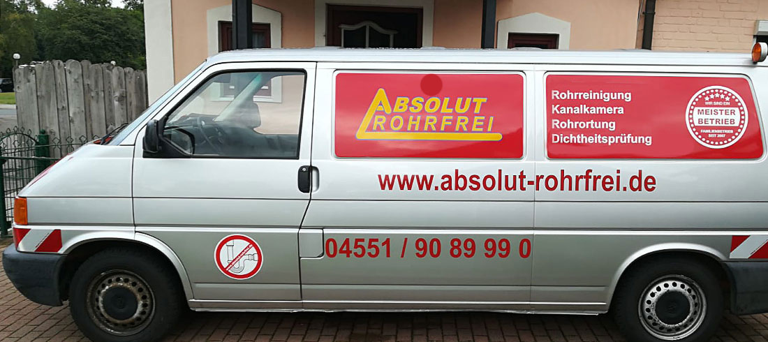 Rohr verstopft - Absolut Rohrfrei kommt sofort
