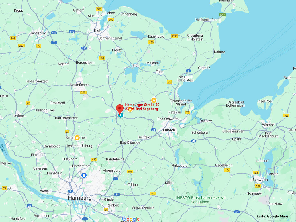 Einsatzgebiet Absolut Rohrfrei in Schleswig-Holstein und Hamburg